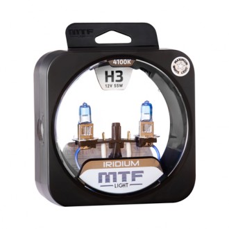 Лампа MTF IRIDIUM 12В Н3 55Вт 4100К (кт)