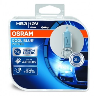 Лампа Osram 12В HB3 Cool Blue Intense 4200K (DuoBox)